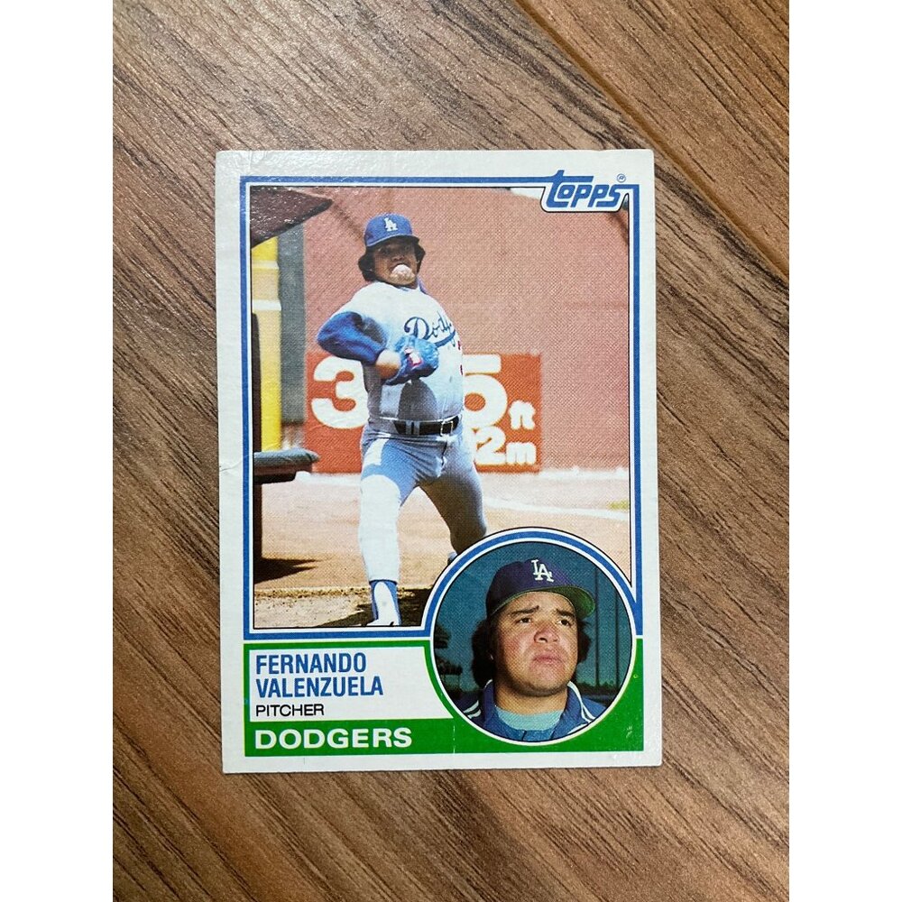 1983 Topps Fernando Valenzuela #40 Los Angeles Dodgers
